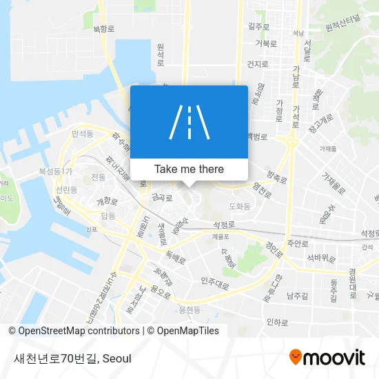 새천년로70번길 map
