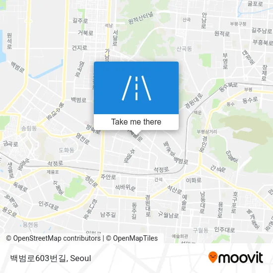 백범로603번길 map