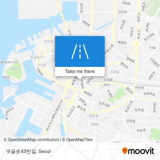샛골로43번길 map