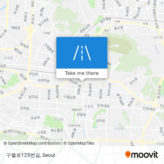 구월로125번길 map