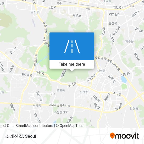 소래산길 map