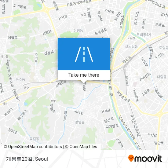 개봉로20길 map
