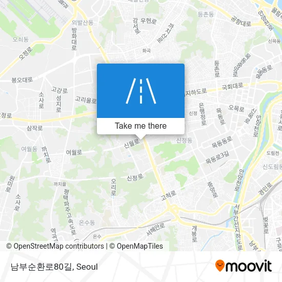 남부순환로80길 map