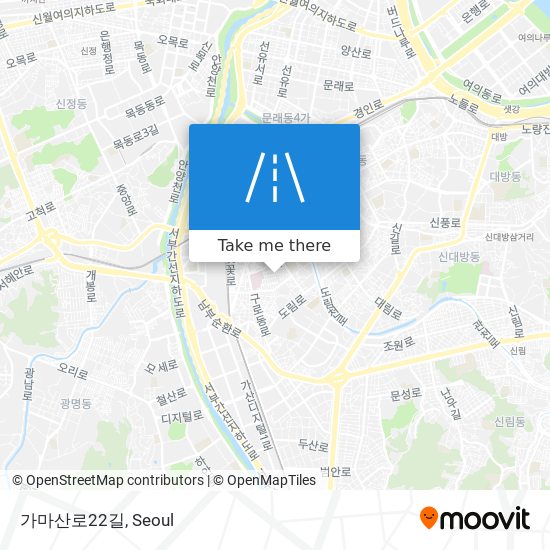 가마산로22길 map