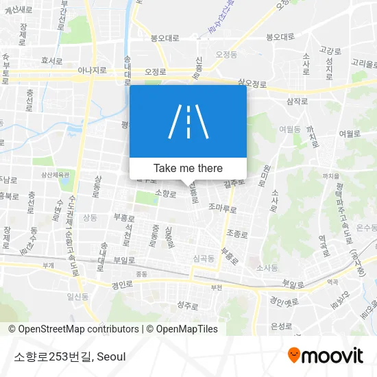 소향로253번길 map