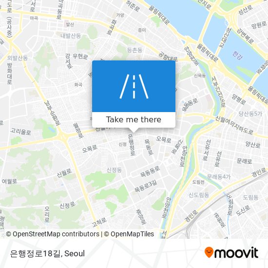 은행정로18길 map