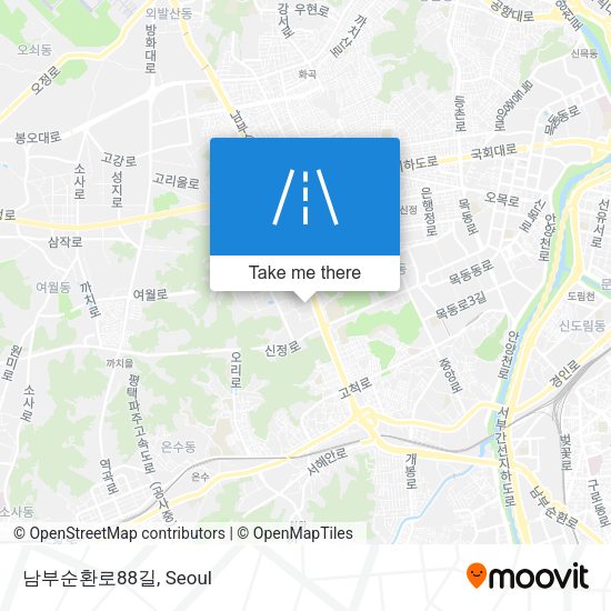 남부순환로88길 map