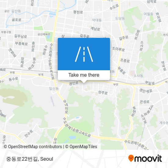 중동로22번길 map
