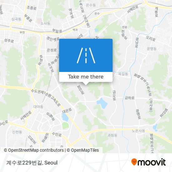 계수로229번길 map