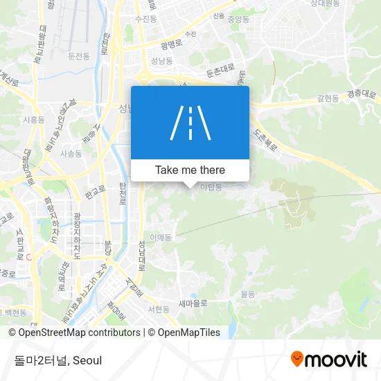 돌마2터널 map