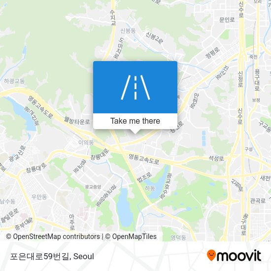 포은대로59번길 map