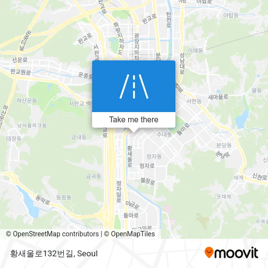 황새울로132번길 map