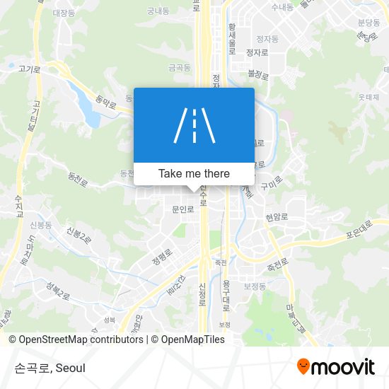 손곡로 map
