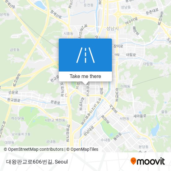 대왕판교로606번길 map