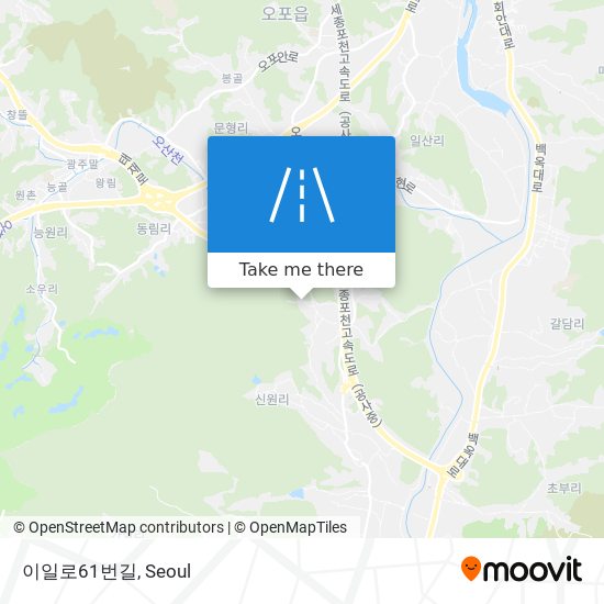 이일로61번길 map