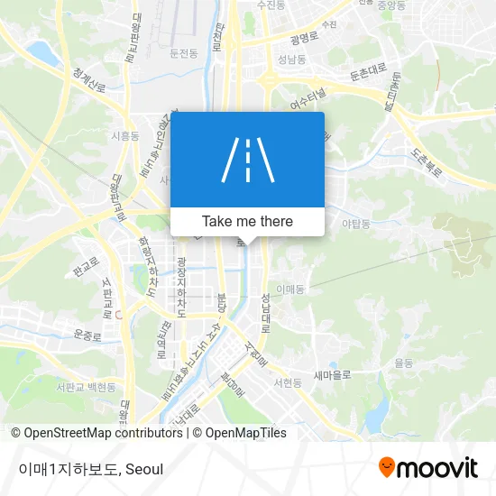 이매1지하보도 map