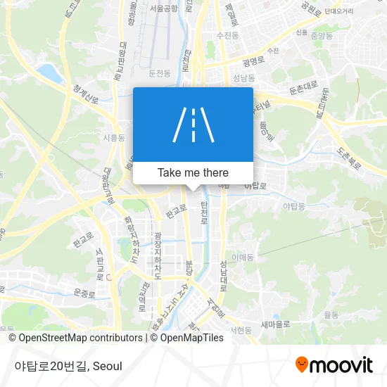 야탑로20번길 map