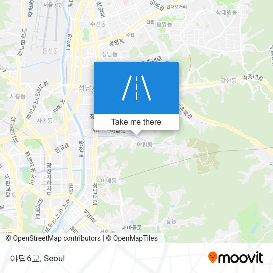 야탑6교 map