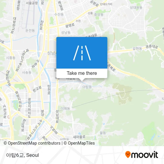 야탑6교 map