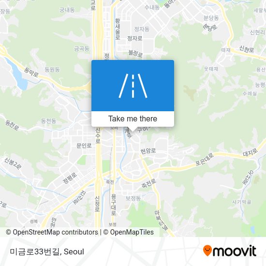 미금로33번길 map