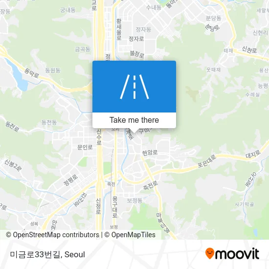 미금로33번길 map