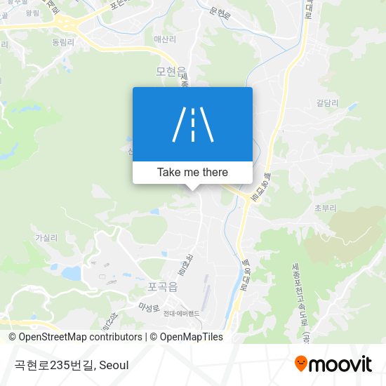 곡현로235번길 map
