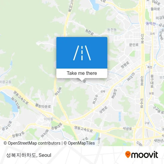 성복지하차도 map