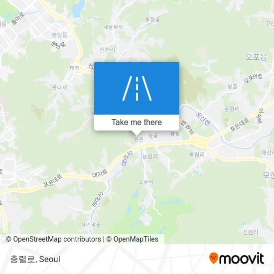 충렬로 map
