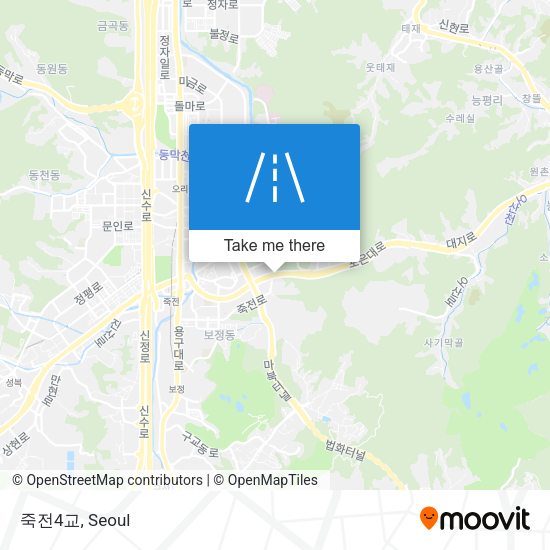 죽전4교 map