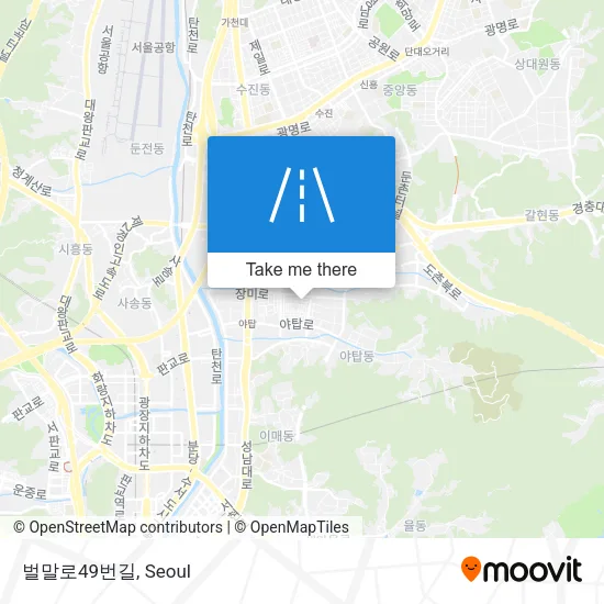 벌말로49번길 map