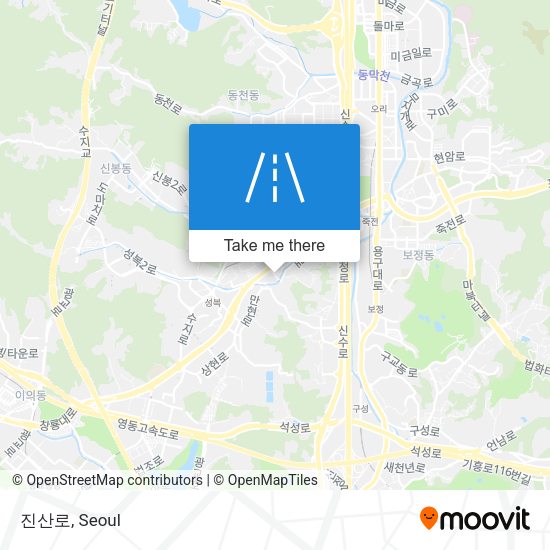 진산로 map