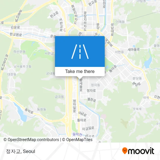 정자교 map