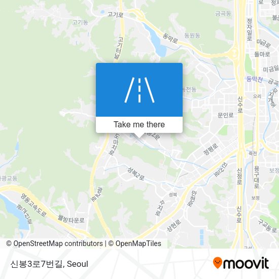 신봉3로7번길 map
