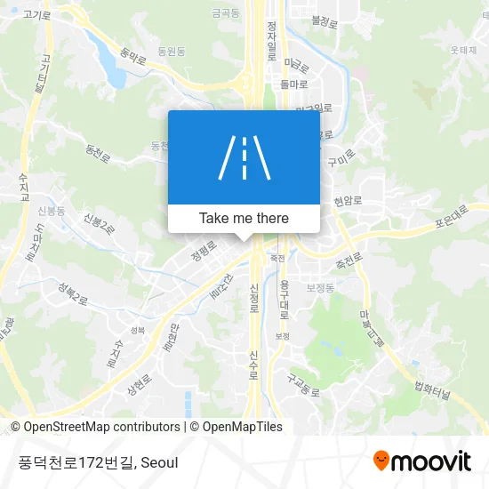 풍덕천로172번길 map