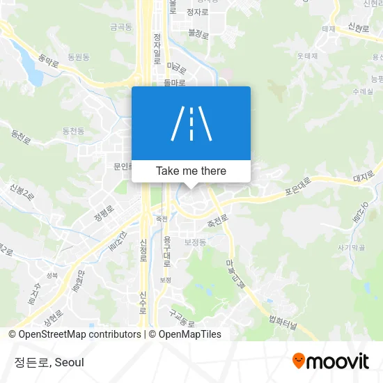 정든로 map