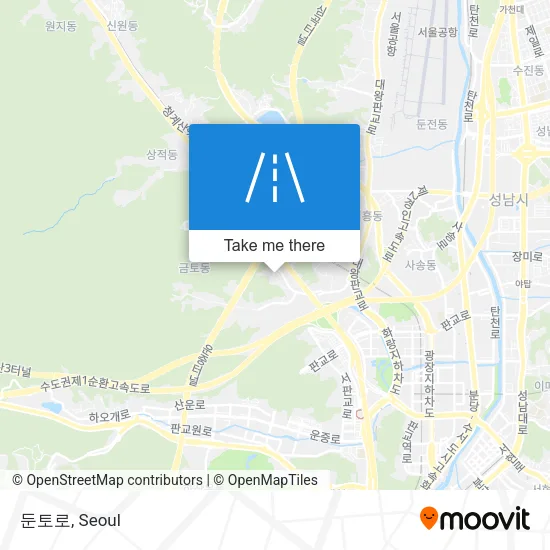 둔토로 map