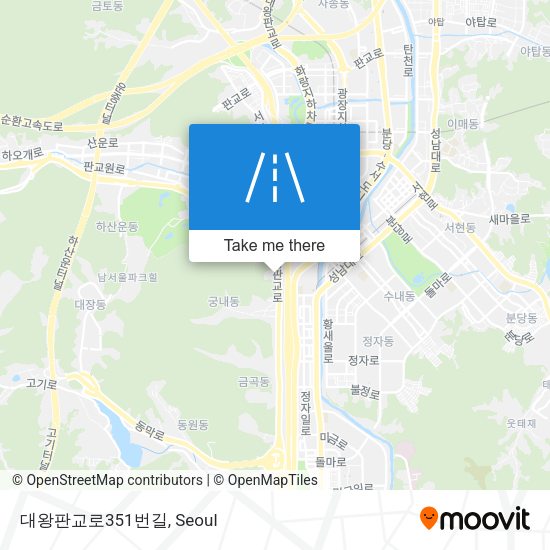 대왕판교로351번길 map