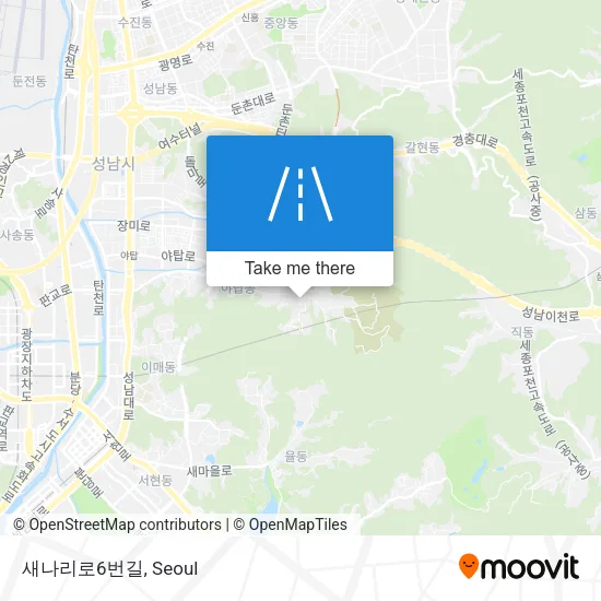 새나리로6번길 map