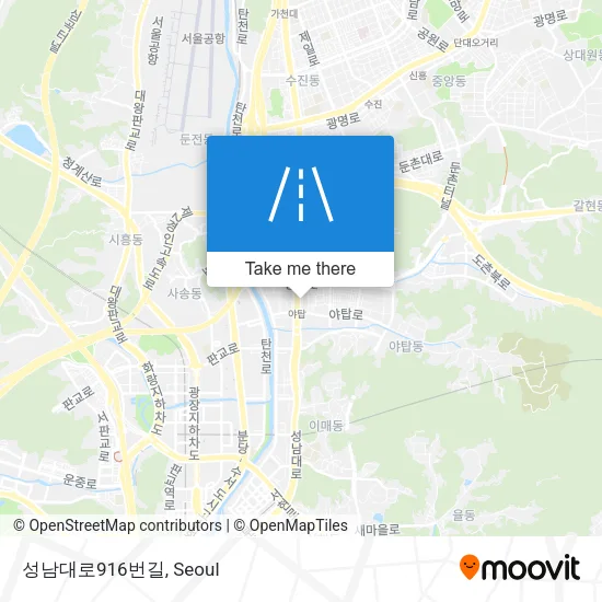 성남대로916번길 map