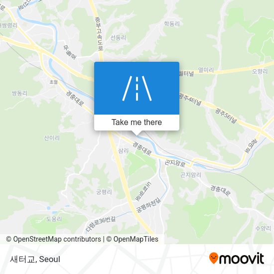 새터교 map