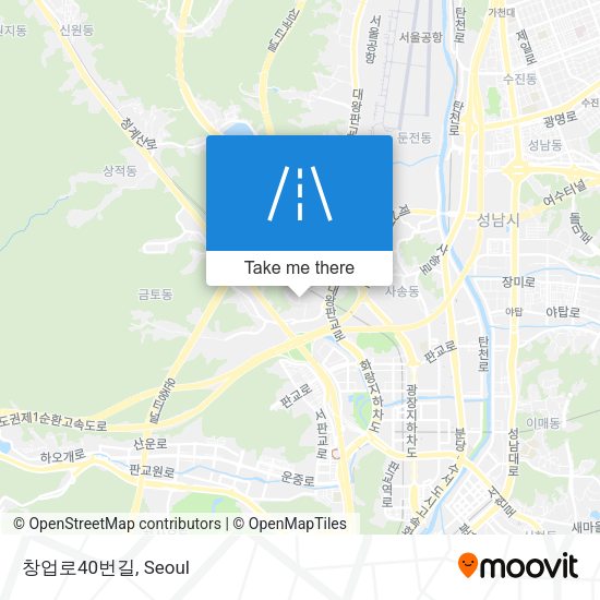 창업로40번길 map
