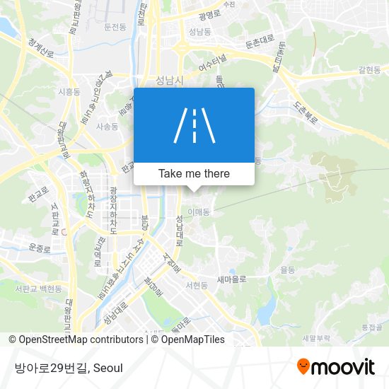 방아로29번길 map
