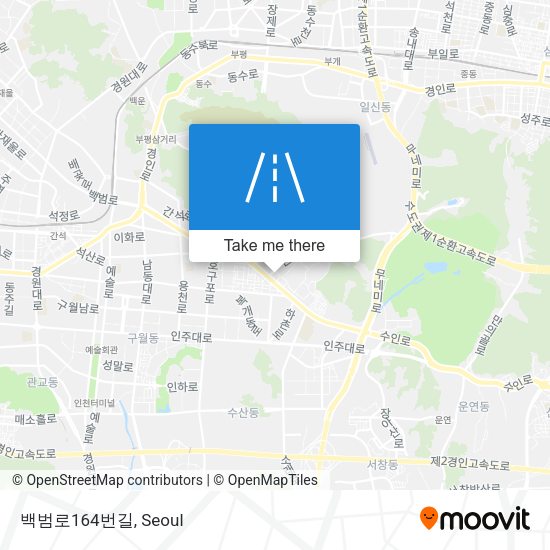 백범로164번길 map