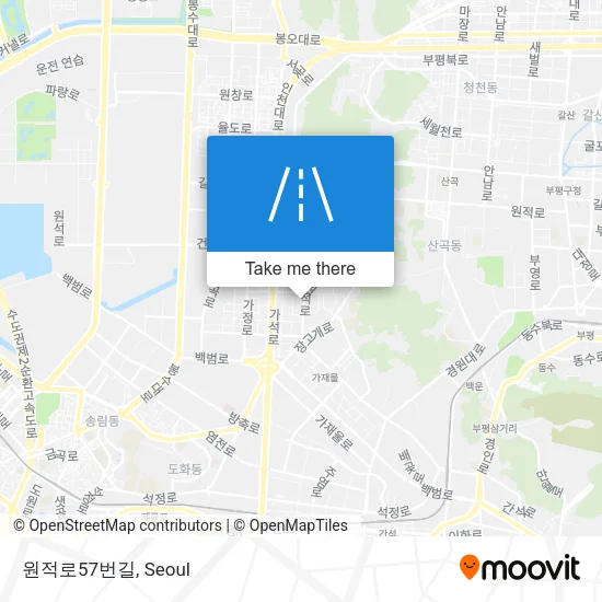 원적로57번길 map