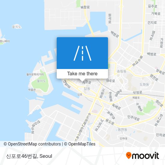 신포로46번길 map
