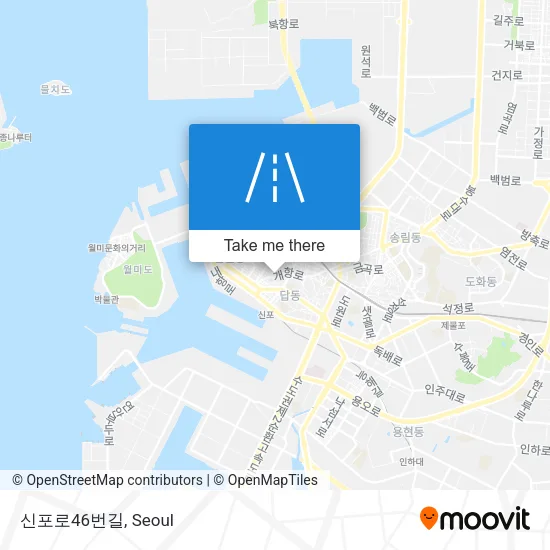 신포로46번길 map