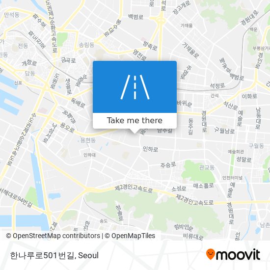 한나루로501번길 map