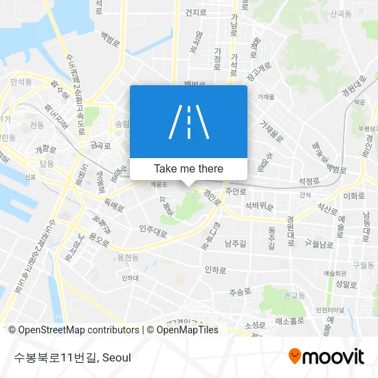 수봉북로11번길 map