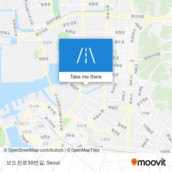보도진로30번길 map