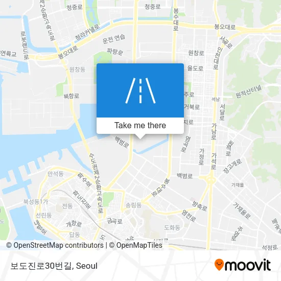 보도진로30번길 map
